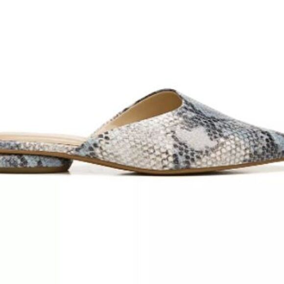 🔥Franco Sarto🔥 Bridget 2 Mules Multi Snake Blue Size 8 - Picture 2 of 10